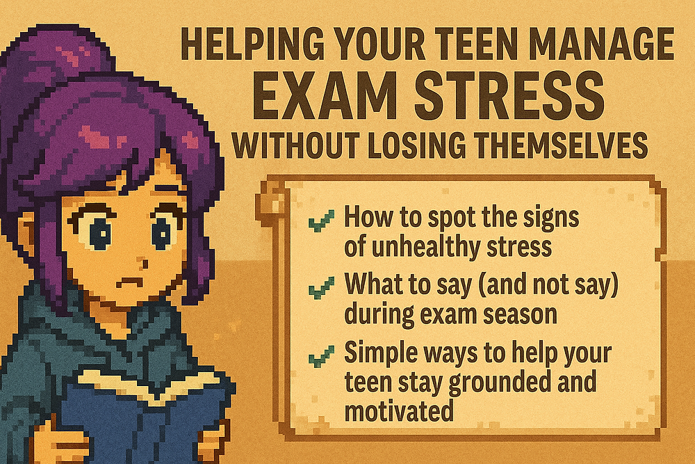 Helping Your Teen Manage Exam Stress Without Losing Themselves