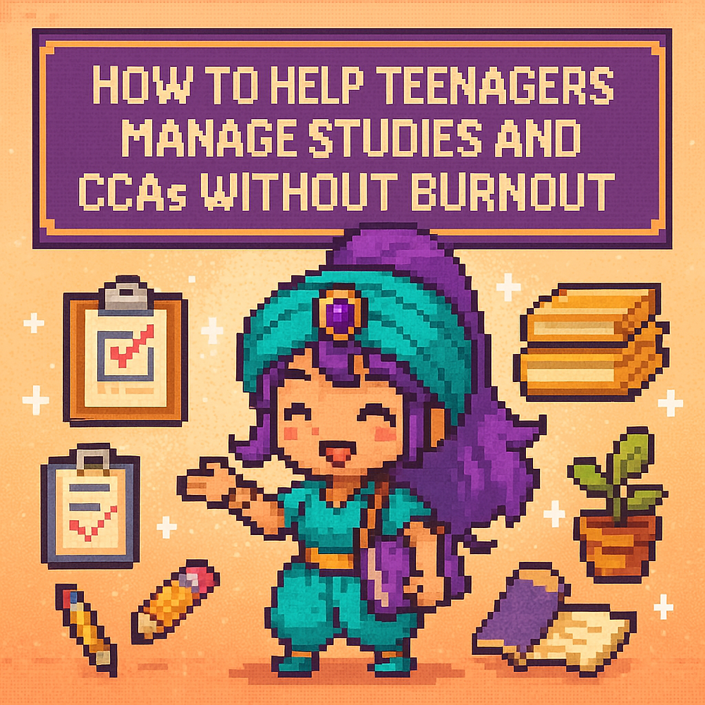 How to Help Teenagers Manage Studies and CCAs Without Burnout