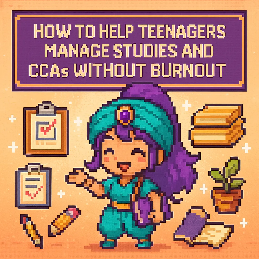 How to Help Teenagers Manage Studies and CCAs Without Burnout