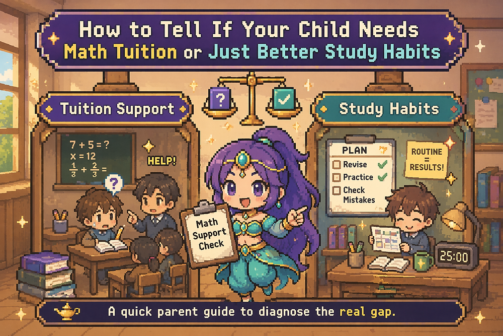 How to Tell If Your Child Needs Math Tuition or Just Better Study Habits