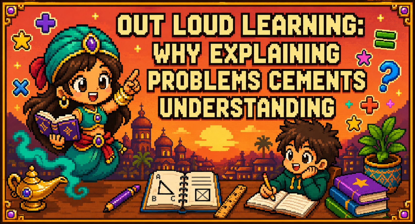 Out loud learning: why explaining problems cements understanding