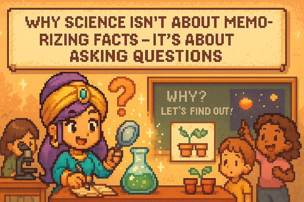Why Science Isn’t About Memorizing Facts — It’s About Asking Questions
